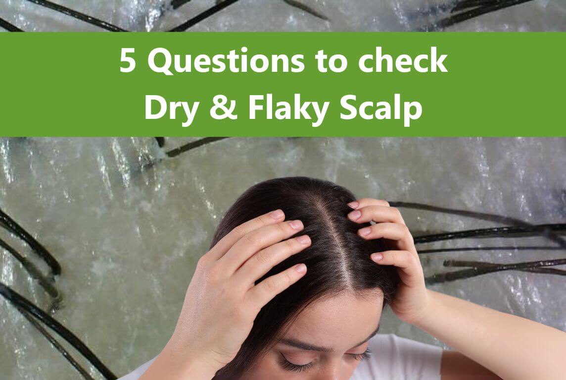 5 Quick Questions to Check for Dry and Flaky Scalp AROAMSE scalp care 1-1