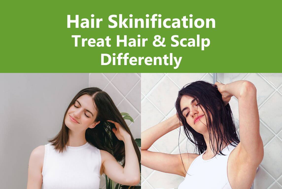 Key to Scalp Hair Skinification Treat Hair and Scalp Differently AROMASE scalp care (1)