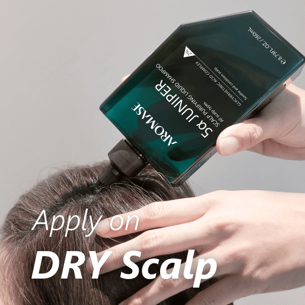 aromase SCALP CARE JUNIPER HOW TO USE_DRY SCALP